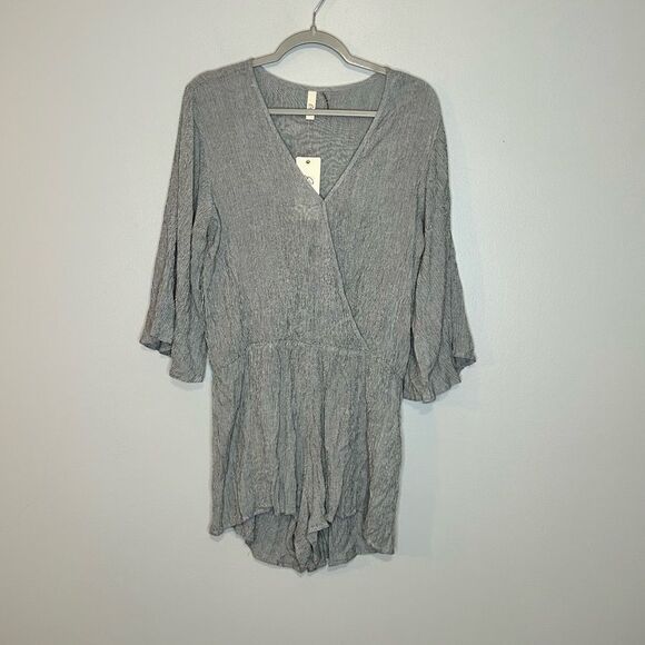 Elan Stripe Coverup Romper - Picture 5 of 5